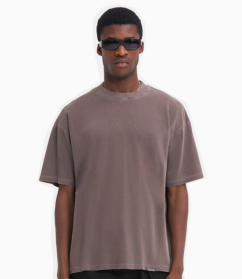 Heavy Cropped 300 GSM Aesthetic T-Shirt Stone