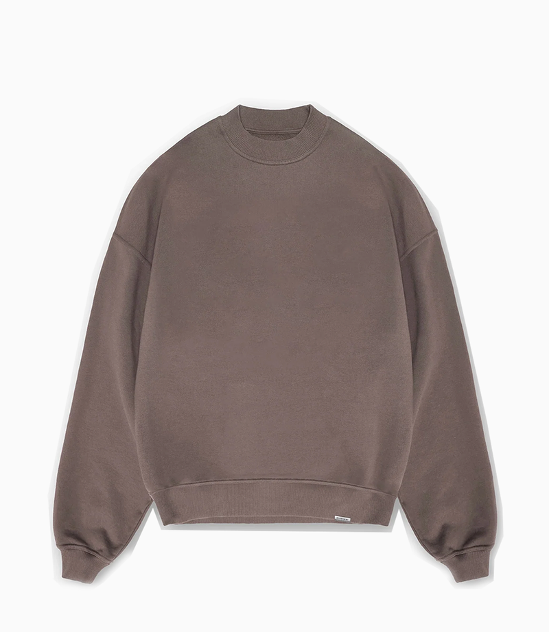 Heavy Basic 500 GSM Aesthetic Sweater Stone