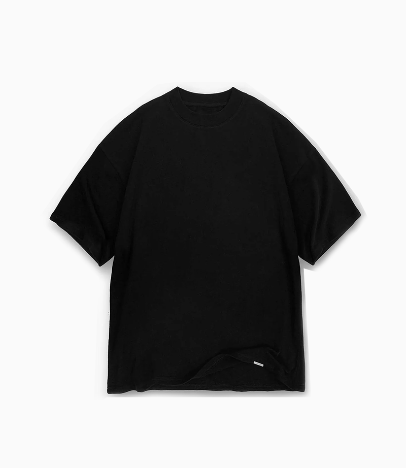 Aesthetic Cropped-Tee Black