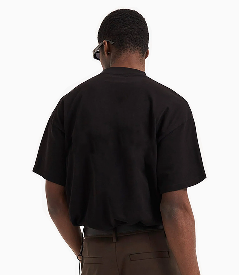 Aesthetisches Cropped-Tee Schwarz