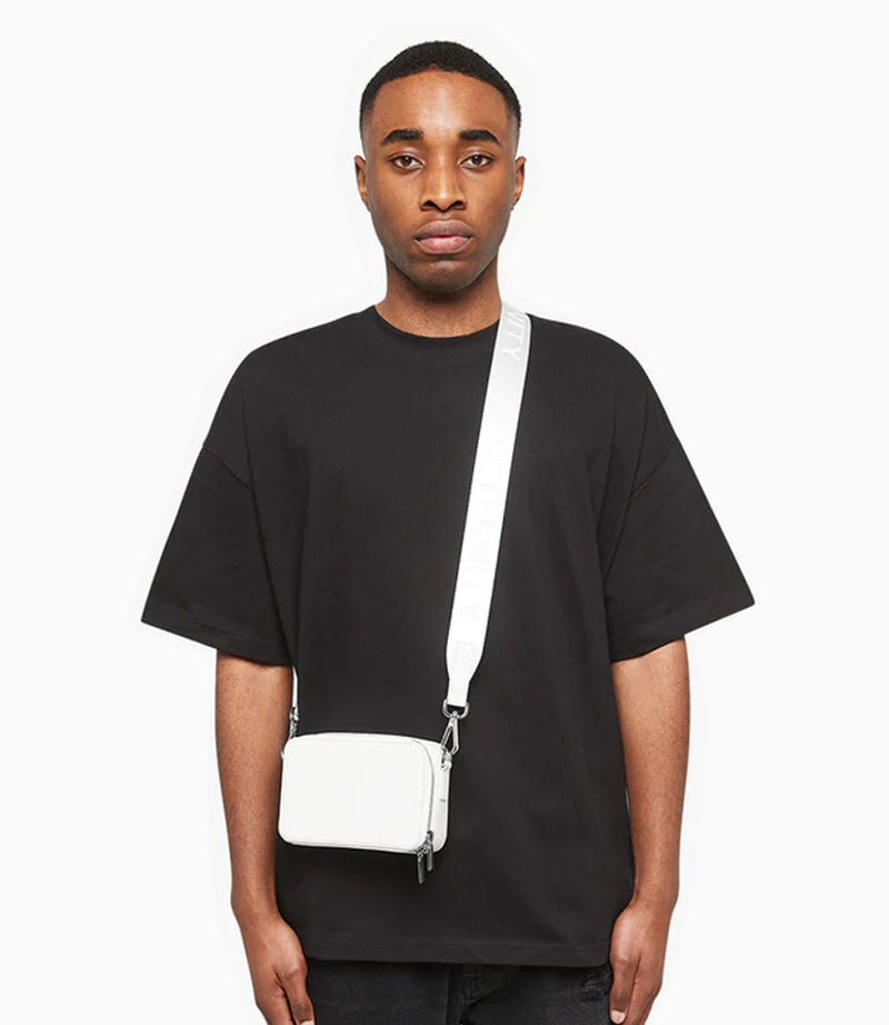 Aesthetic Shoulder Messenger Bag White