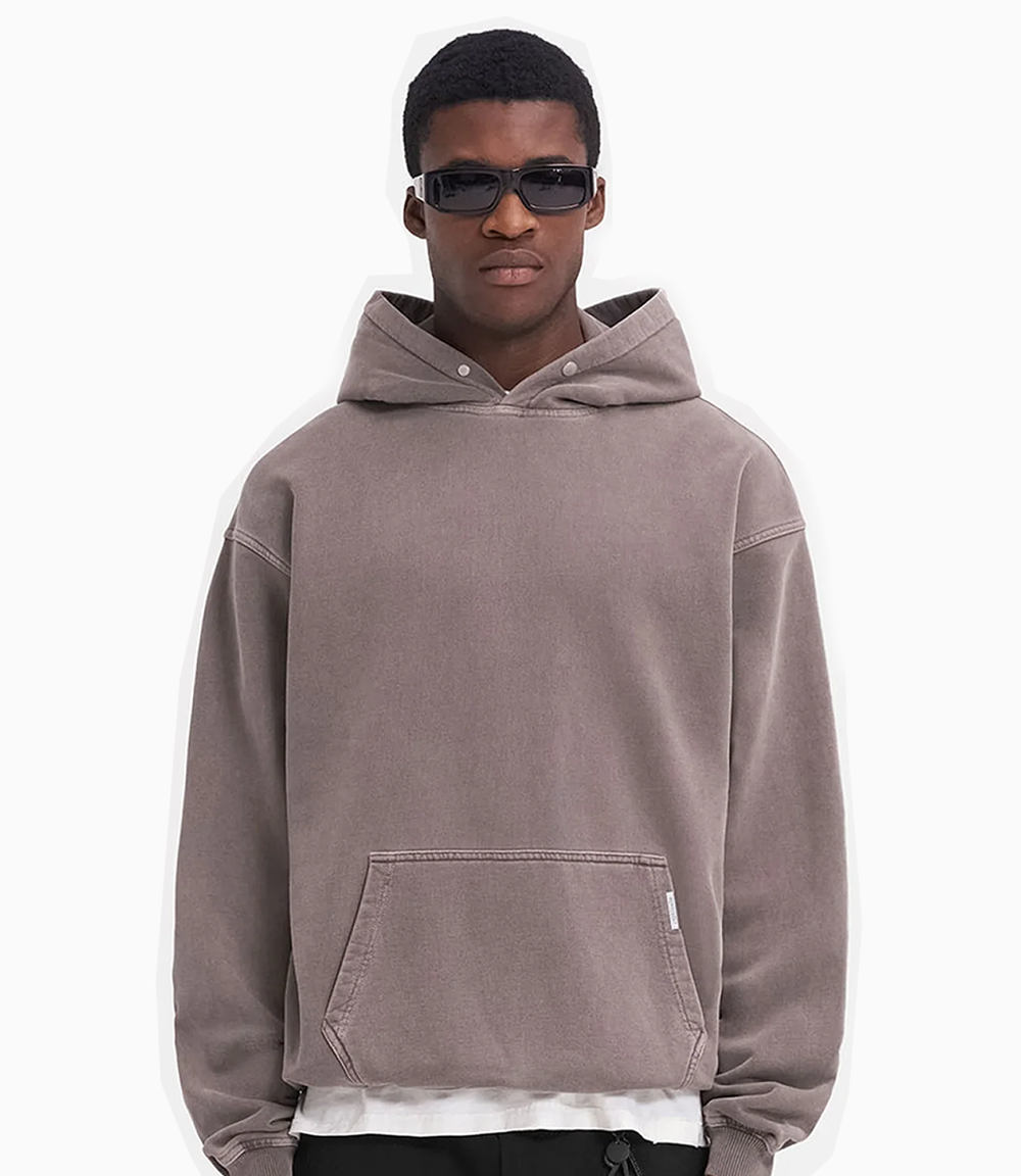 Heavy Basic 500 GSM Aesthetic Hoodie Stone