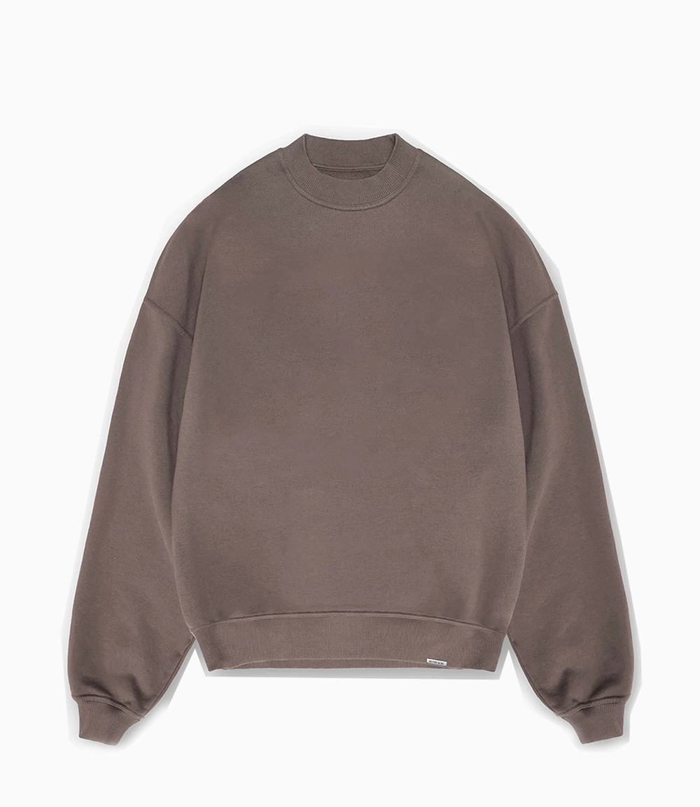 Heavy Basic 500 GSM Aesthetic Sweater Stone