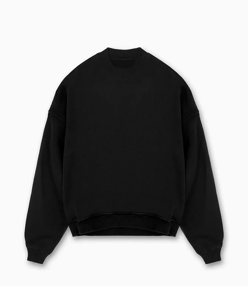 Aethetischer Sweater Schwarz