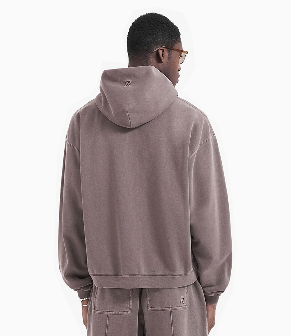 Basic Aesthetic Heavy Oversized Zip-Hoodie Stone | 500 gsm