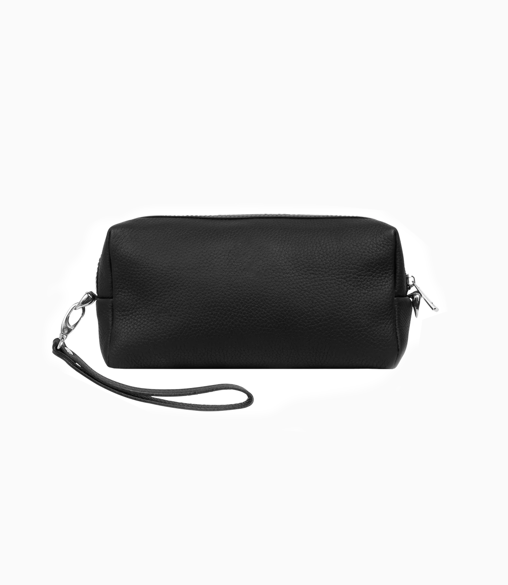 Aesthetic Logo Saffiano Kulturtasche Schwarz